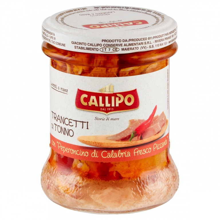 TONNO CALLIPO TRANCETTI PICCANTE GR170