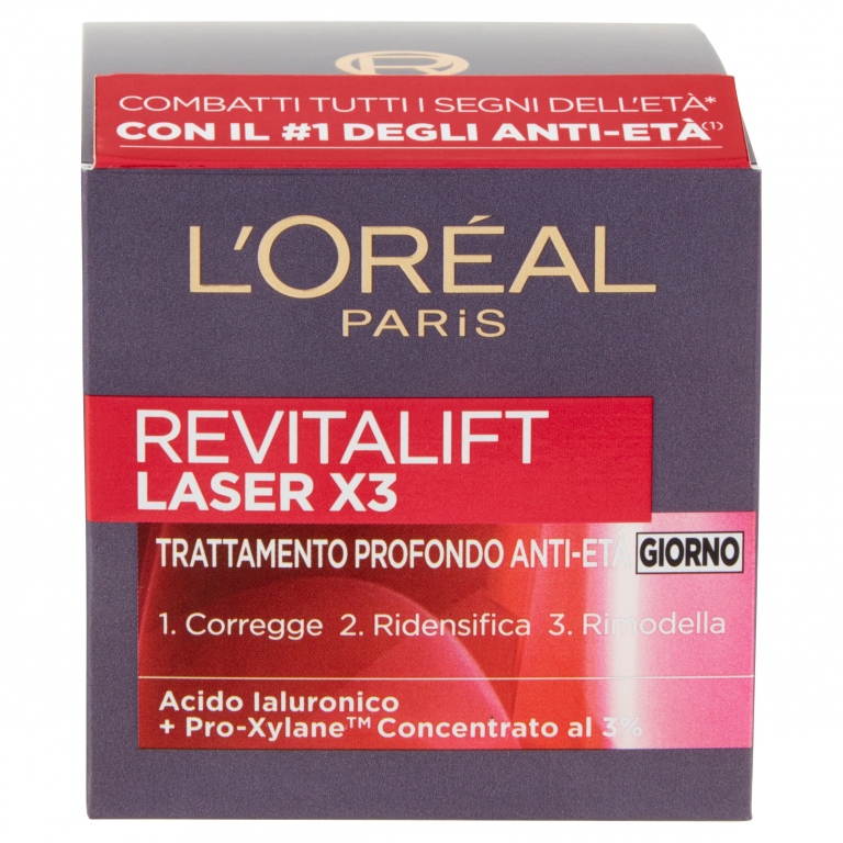 L'OREAL PARIS REVITALIFT LASER X3 - CREMA VISO ANTI-ETA SPF 20 - 50 ML