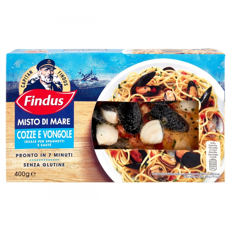 FINDUS MISTO DI MARE COZZE E VONGOLE 400 G