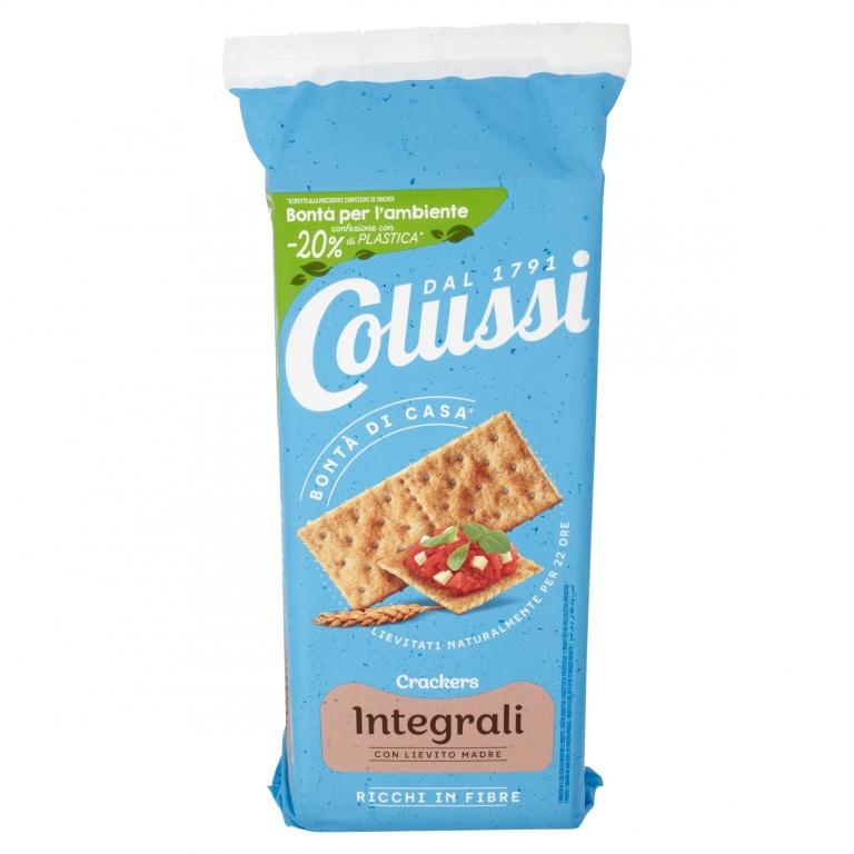 COLUSSI CRACKERS INTEGRALI 500 G