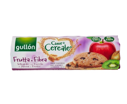 GULLON CUOR DI CEREALE FRUTTA E FIBRA 300 G