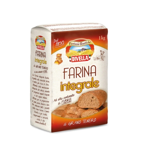 FARINA DIVELLA INTEGRALE KG.1