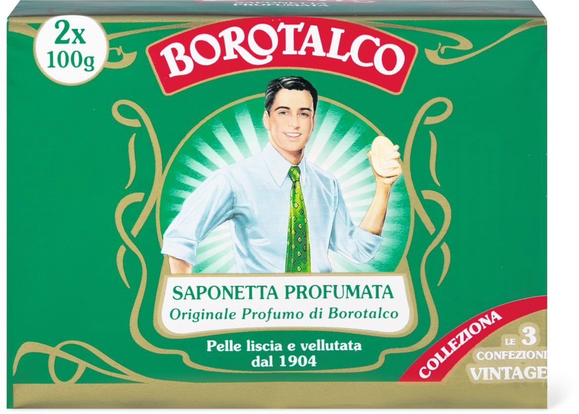 BOROTALCO SAPONETTA PROFUMATA COLLEZIONE VINTAGE 2 X 100 G
