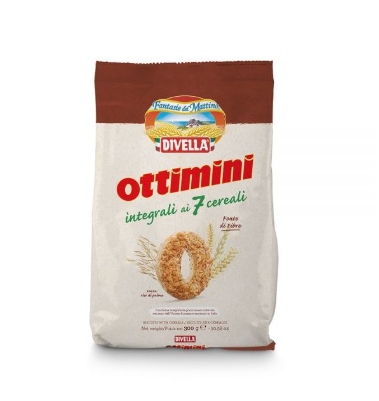 DIVELLA FANTASIE DEL MATTINO OTTIMINI CROCCANTI INTEGRALI AI 7 CEREALI 300 G