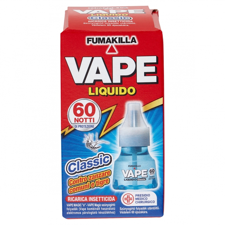 VAPE RICARICA LIQUIDA CLASSIC 60 NOTTI