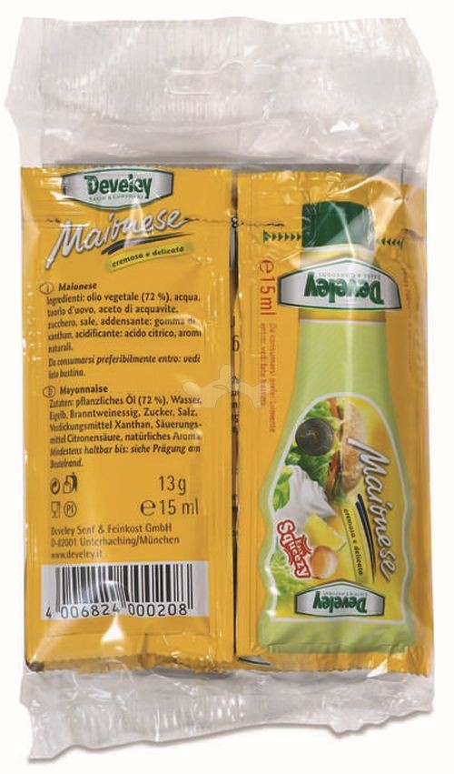 DEVELEY MAIONESE SOLO OLIO DI GIRASOLE 6 X 15 ML