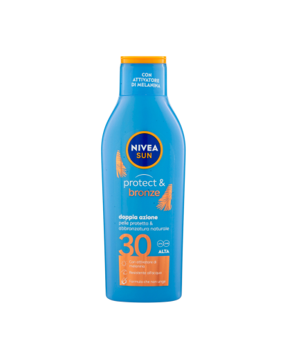 NIVEA SUN PROTECT & BRONZE LATTE SOLARE FP 30 ALTA 200 ML