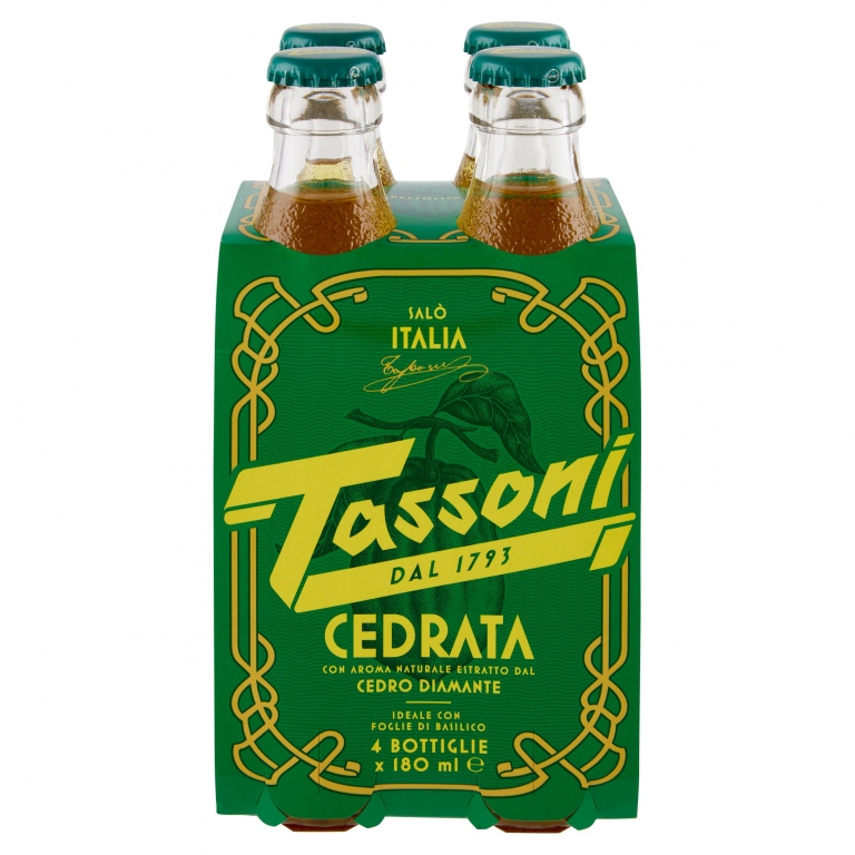 TASSONI SODA CEDRATA 4 X 18 CL