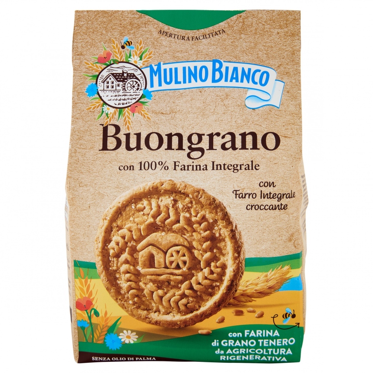 MULINO BIANCO BUONGRANO CON 100% FARINA INTEGRALE 350G