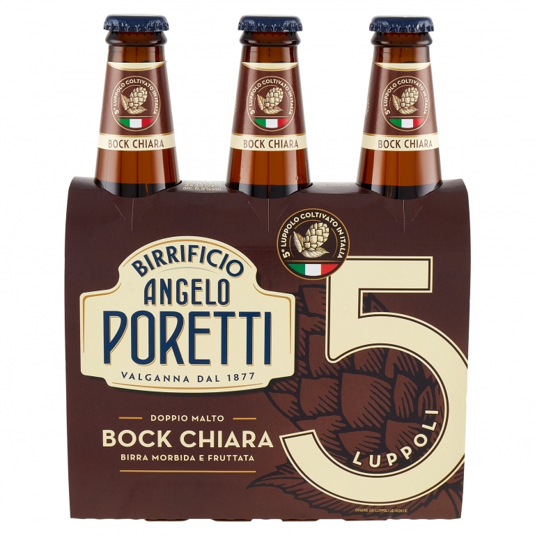 BIRRA PORETTI 5 LUPPOLI CL.33X3