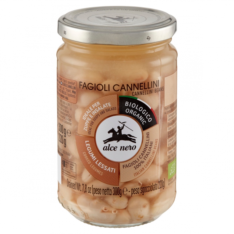 ALCE NERO LEGUMI LESSATI FAGIOLI CANNELLINI 300 G