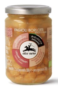 ALCE NERO LEGUMI LESSATI FAGIOLI BORLOTTI 300 G