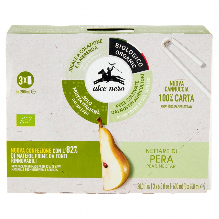ALCE NERO NETTARE DI PERA 3 X 200 ML
