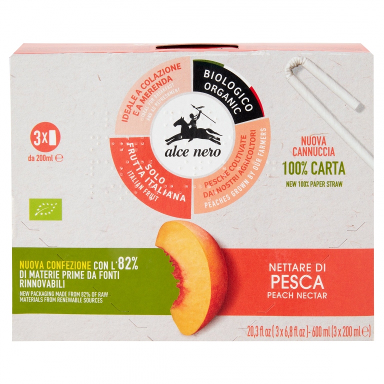 ALCE NERO NETTARE DI PESCA 3 X 200 ML