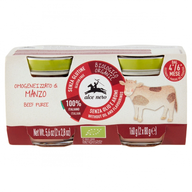 OMO BIO ALCE NERO MANZO GR.80X2