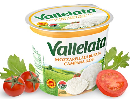 VALLELATA MOZZARELLA DI BUFALA CAMPANA D.O.P. 200 G