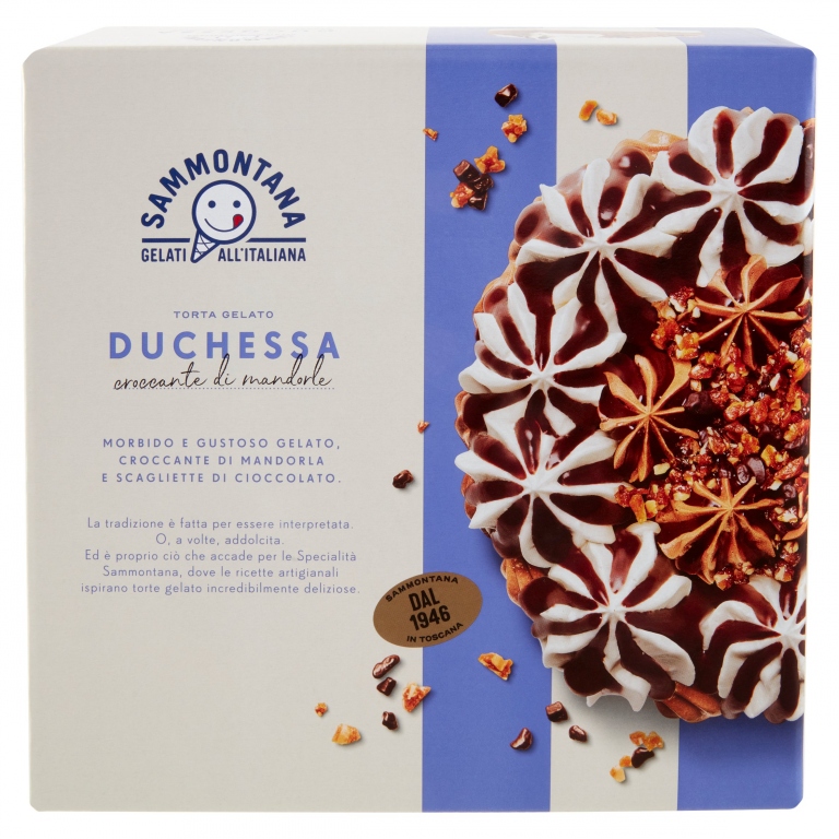 SAMMONTANA TORTA GELATO DUCHESSA CROCCANTE DI MANDORLE 750 G