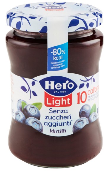HERO LIGHT MIRTILLI 280 G