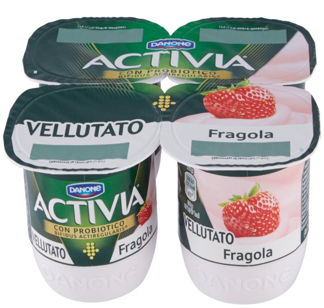 ACTIVIA VELLUTATO FRAGOLA 4 X 125 G