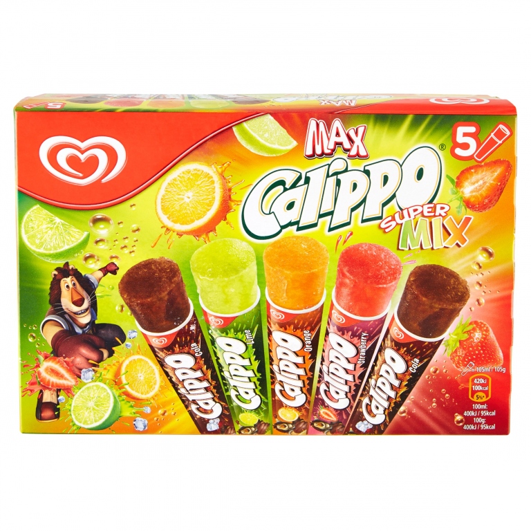 CALIPPO MAX SUPER MIX 5 PEZZI 525 ML