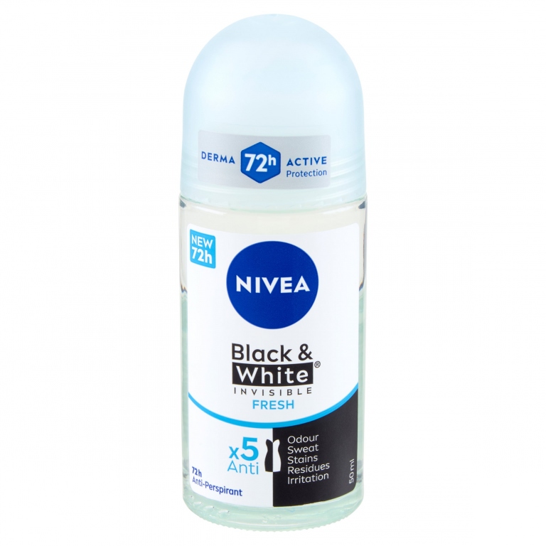 NIVEA DEODORANT ANTI-PERSPIRANT BLACK & WHITE INVISIBLE FRESH 50 ML