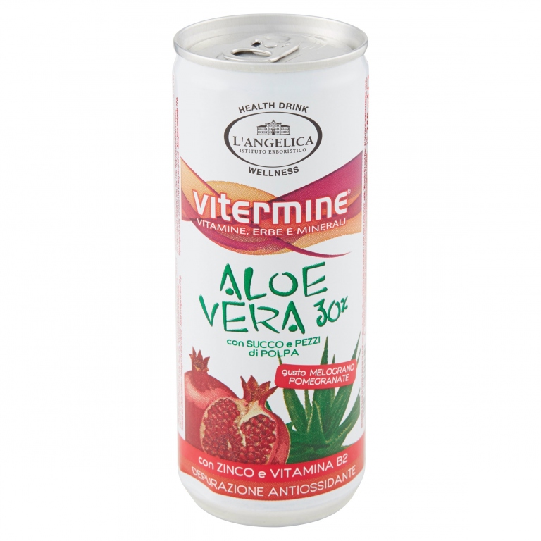 L'ANGELICA WELLNESS HEALTH DRINK ALOE VERA 30% GUSTO MELOGRANO 240 ML