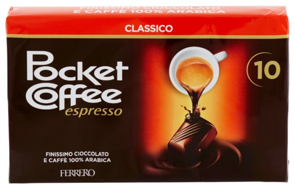POCKET COFFEE ESPRESSO CLASSICO 10 PEZZI 125 G