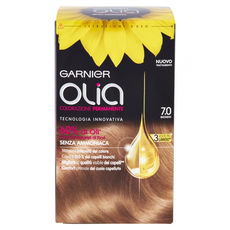 GARNIER OLIA COLORAZIONE PERMANENTE 7.0 BIONDO