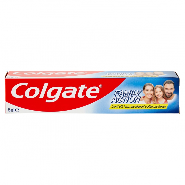 COLGATE DENTIFRICIO FAMILY ACTION, RINFORZA I DENTI, RINFRESCA L'ALITO 75 ML