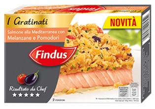 FILETTO DI SALMONE GRATIN.MEDITER.FINDUS G280