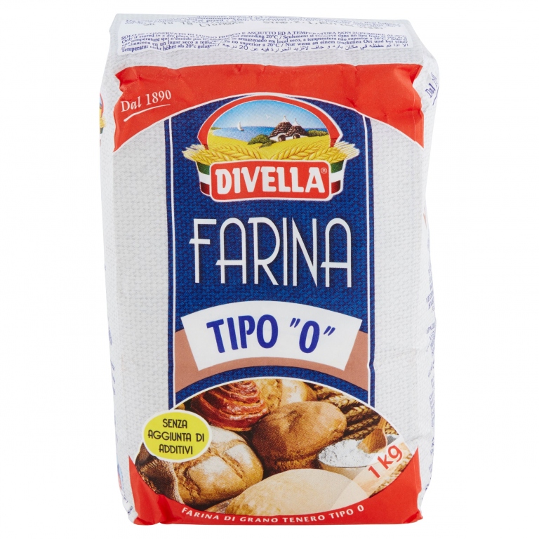 DIVELLA FARINA TIPO "0" 1 KG