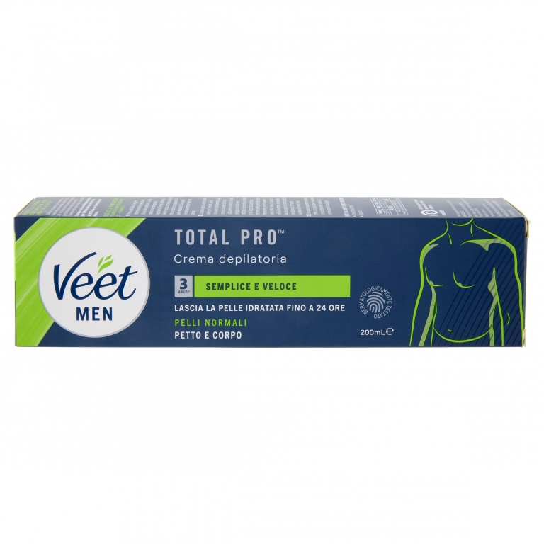 VEET MEN CREMA DEPILATORIA PELLI NORMALI PETTO E CORPO 200 ML