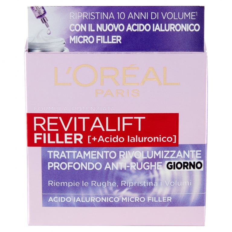 L'OREAL PARIS REVITALIFT FILLER [HA] TRATTAMENTO ANTI-RUGHE RIVOLUMIZZANTE 50 ML