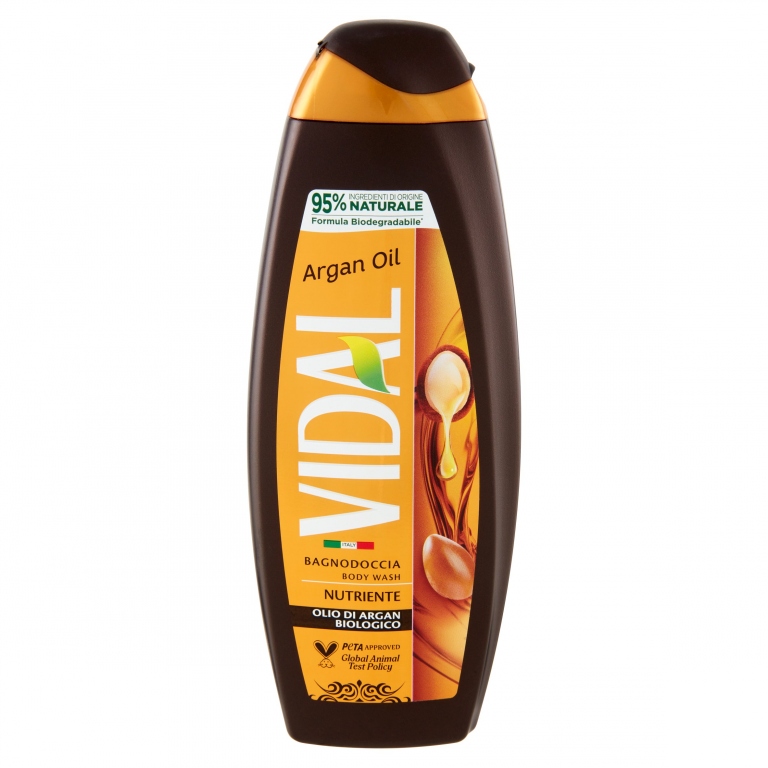 VIDAL ARGAN OIL BAGNODOCCIA OLIO DI ARGAN BIOLOGICO 500 ML
