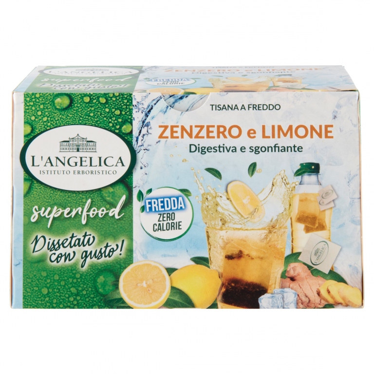 TISANA L'ANGELICA FREDDA ZENZERO LIMONE 15FL+3