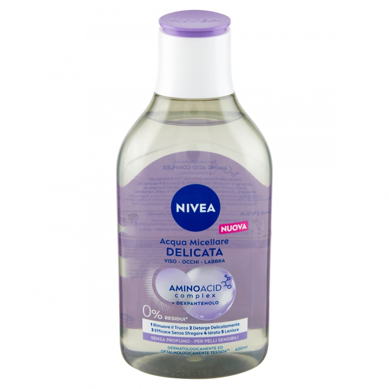 NIVEA MICELLAIR SKIN BREATHE ACQUA MICELLARE EXTRA-DELICATA DETERGENTE 3-IN-1 400 ML
