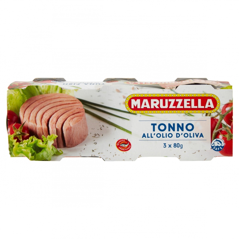 MARUZZELLA TONNO ALL'OLIO DI OLIVA 3 X 80 G