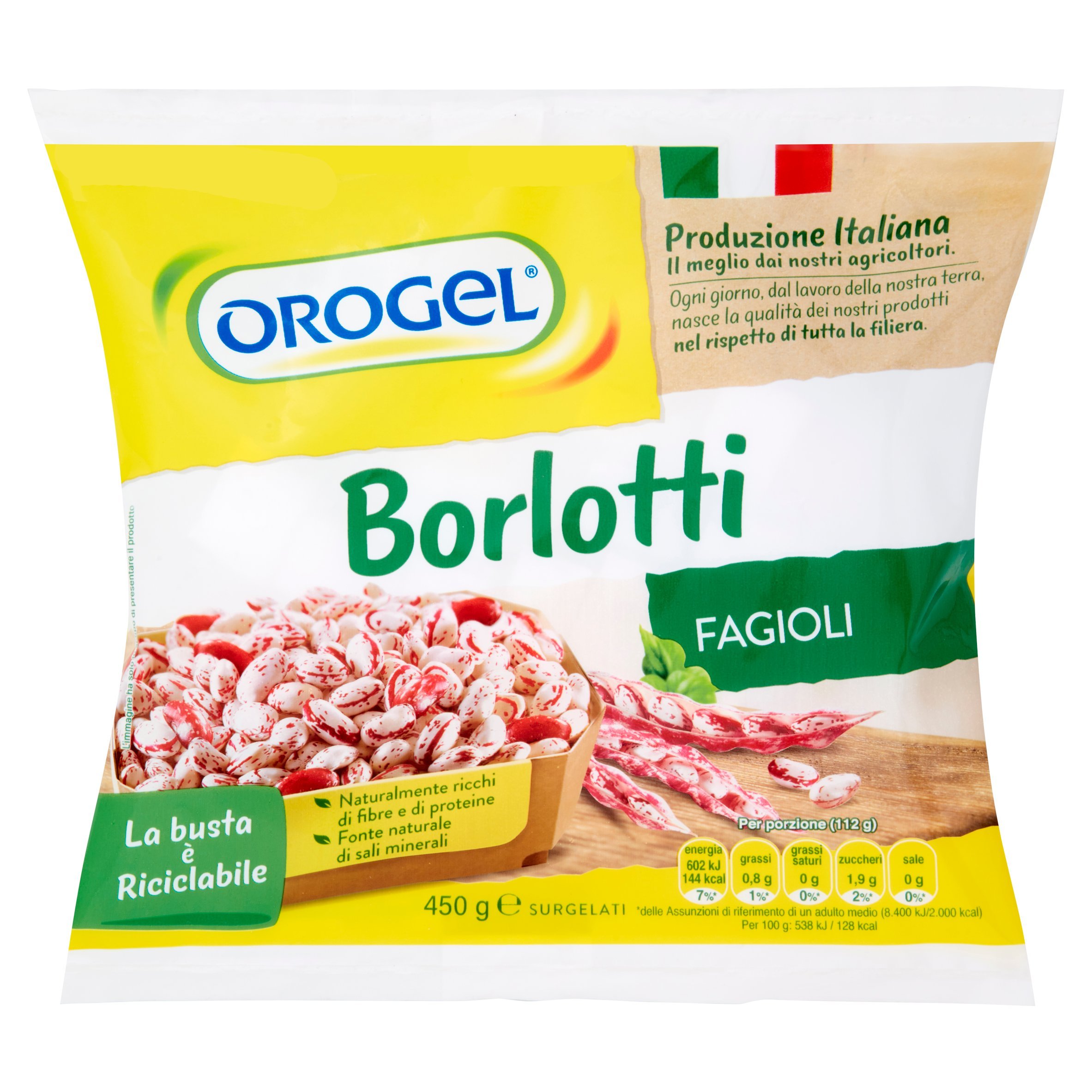 OROGEL BORLOTTI FAGIOLI SURGELATI 450 G