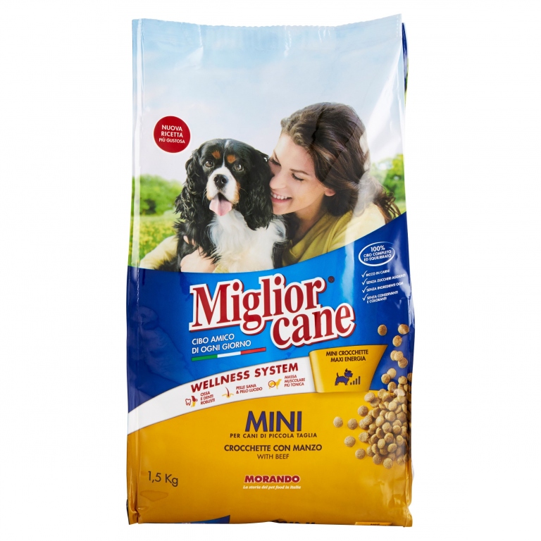 MIGLIORCANE MINI CROCCHETTE CON MANZO 1,5 KG