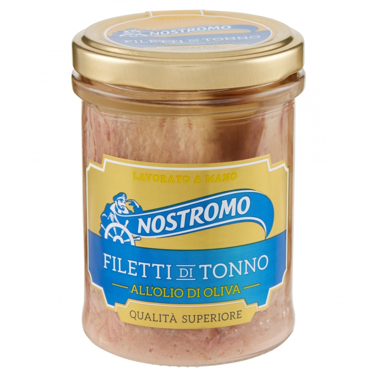 NOSTROMO FILETTI DI TONNO ALL'OLIO DI OLIVA 180 G