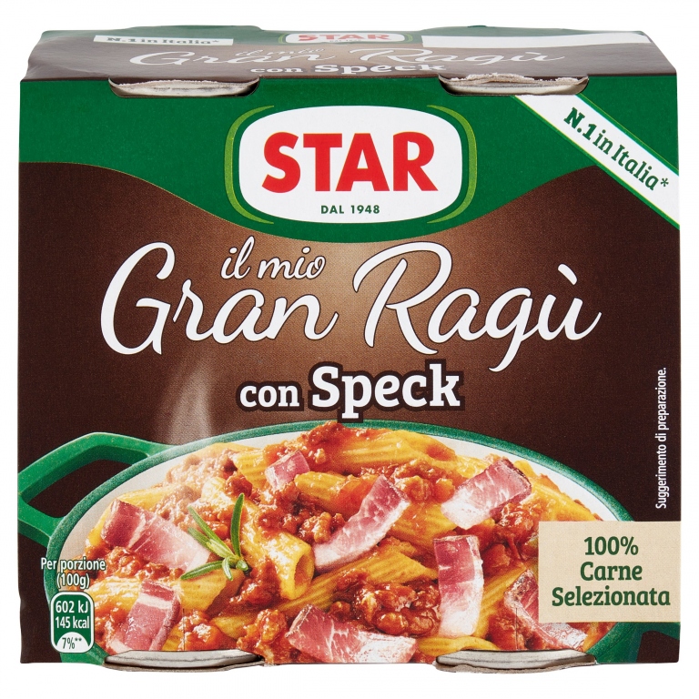 STAR IL MIO GRAN RAGU CON SPECK 2 X 180 G