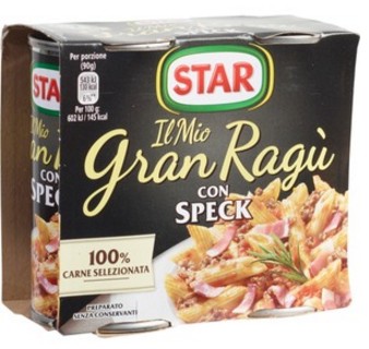STAR IL MIO GRAN RAGU CON SPECK 2 X 180 G