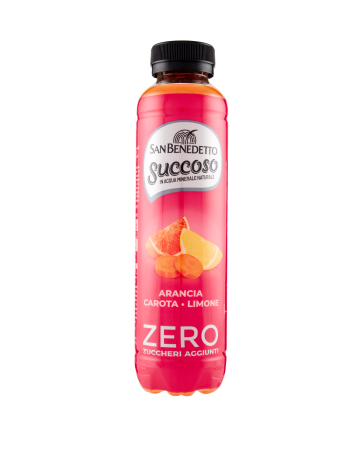 SAN BENEDETTO SUCCOSO ZERO ARANCIA CAROTA LIMONE 0,40 L