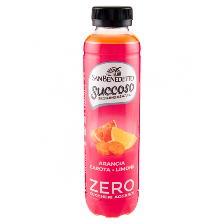 SAN BENEDETTO SUCCOSO ZERO ARANCIA CAROTA LIMONE 0,40 L