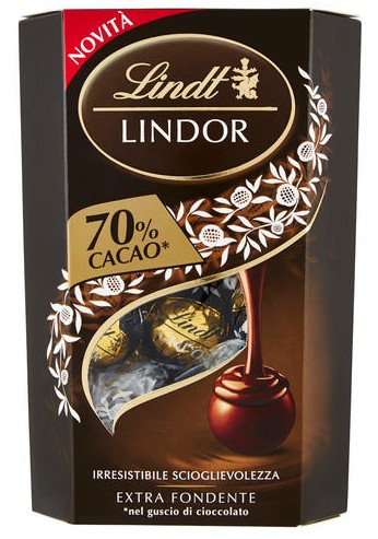 LINDT LINDOR 70% CACAO* EXTRA FONDENTE 200 G