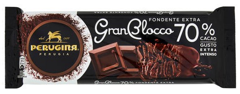 PERUGINA GRANBLOCCO CIOCCOLATO FONDENTE EXTRA 70% 150G