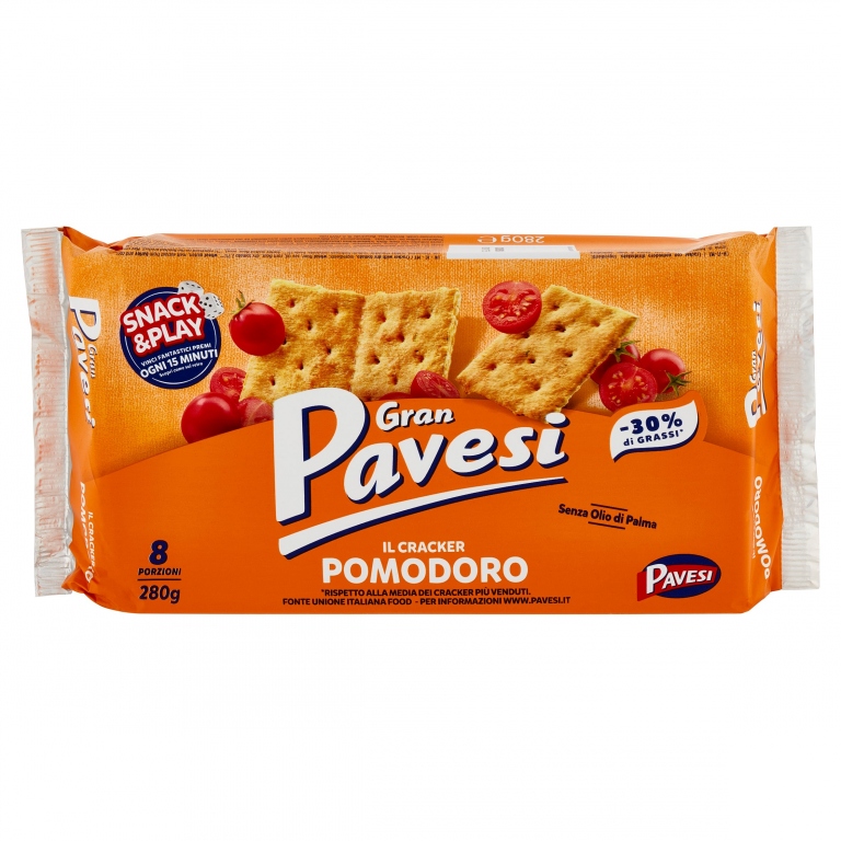 GRAN PAVESI I CRACKER POMODORO 280G