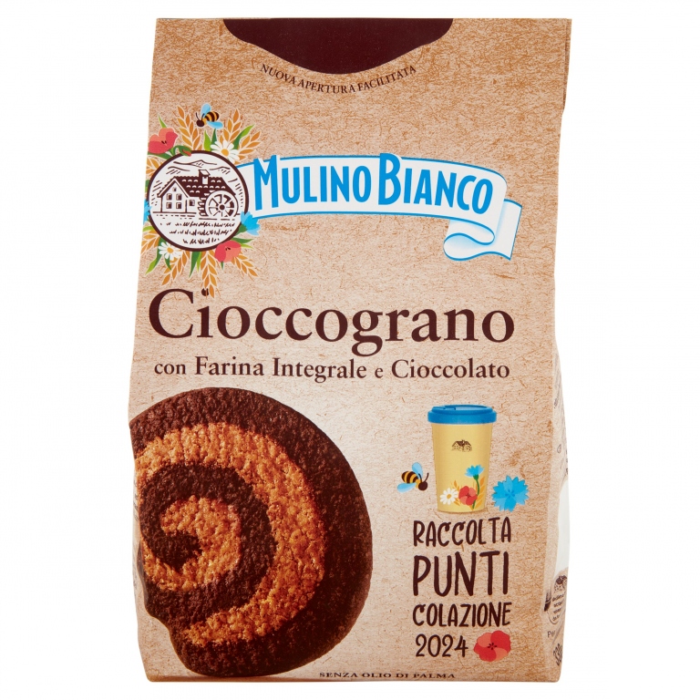 MULINO BIANCO CIOCCOGRANO CON FARINA INTEGRALE E CIOCCOLATO 330 G