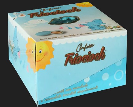 CONFETTI TRIOCIOCK CELESTE GR.500 VASSOIO