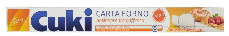 CUKI CUOCE CARTA FORNO ANTIADERENTE GOFFRATA 8 M